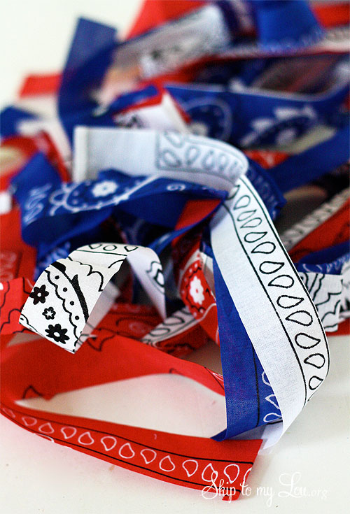 4th of july  hairband step 3