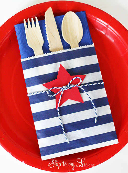 Fourth of July Table Setting