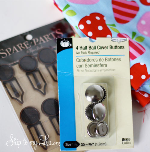 button bookmark supplies