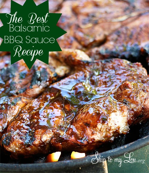 Balsamic BBQ sauce grilling recipe