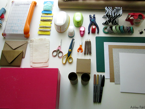 supplies for washi tape stationery
