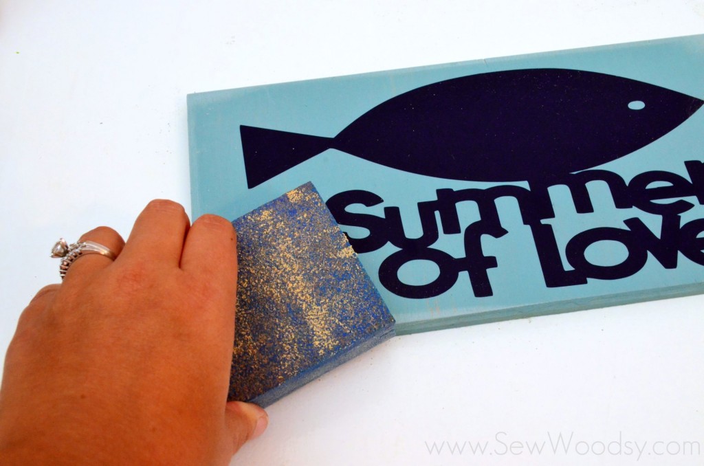 "Summer of Love" Vinyl Sign guest post from SewWoodsy.com