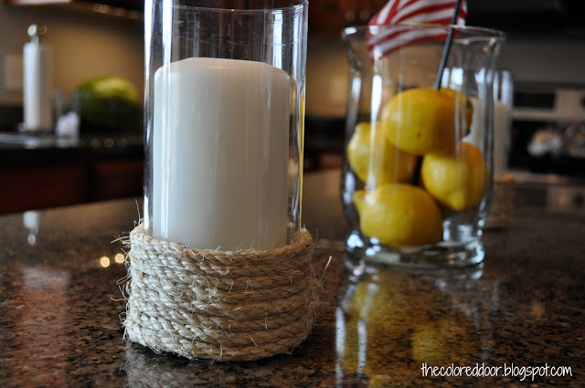 Rope Candle Holder tutorial