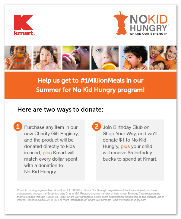 kmart no kid hungry
