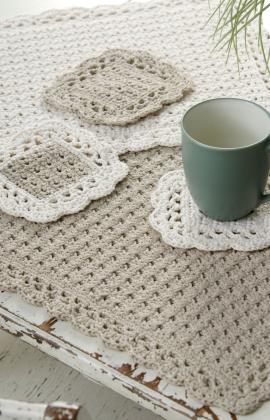 Placemat & Coaster Crochet Pattern