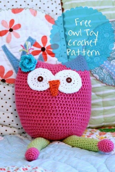 free crochet owl toy pattern