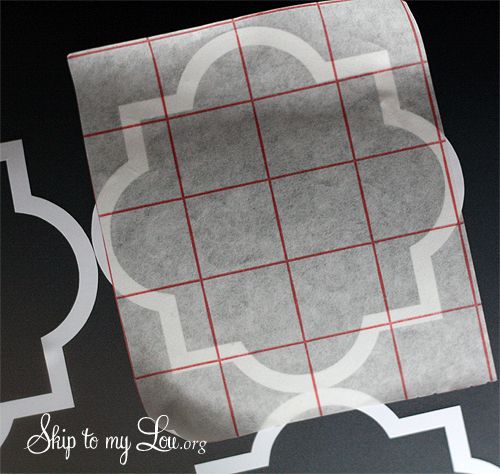 using Silhouette transfer paper step 3 using Silhouette transfer paper step 3