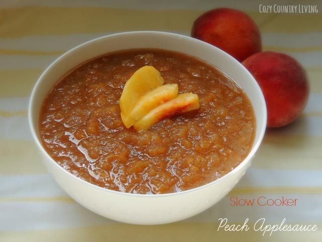 peach applesauce recipe