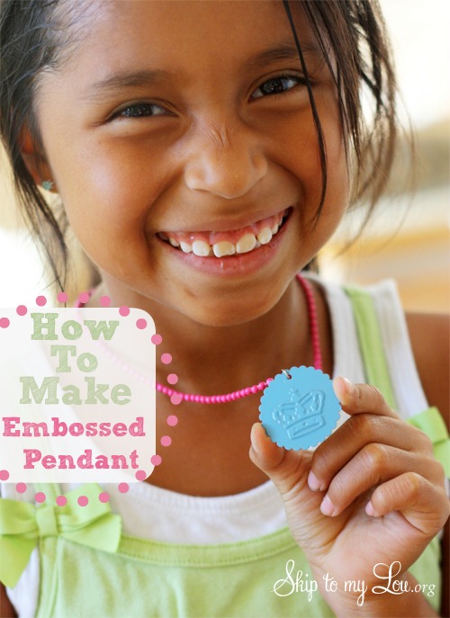 embossed-pendant1 embossed pendant tutorial