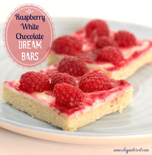 Raspberry White Chocolate Bars