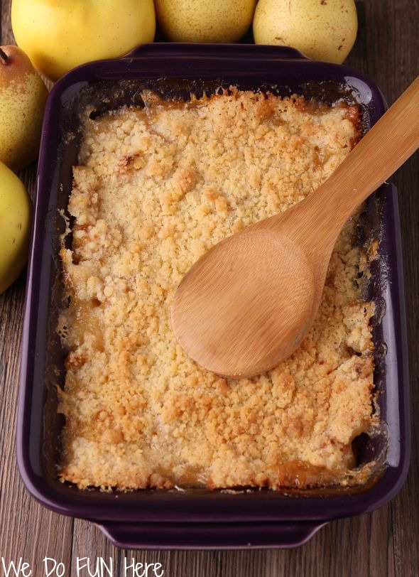 apple pear crumble