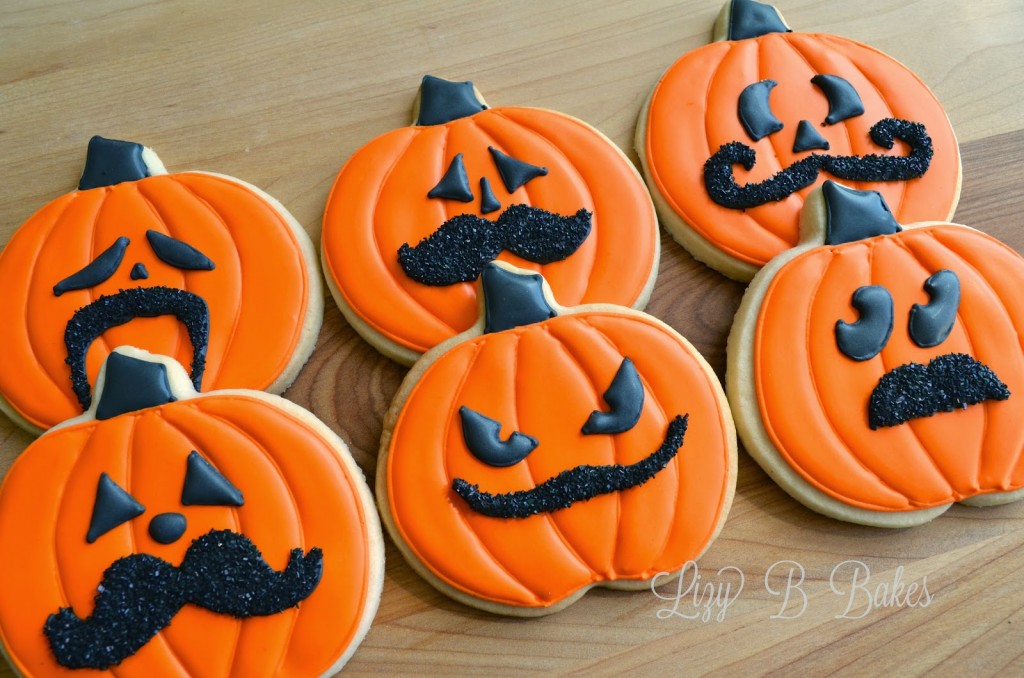 Pumpkin Cookies Pumpkin Mustache Cookies
