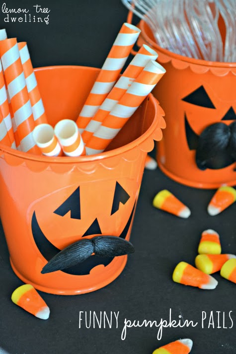 Funny Pumpkin Pails 5 Funny Pumpkin Pail