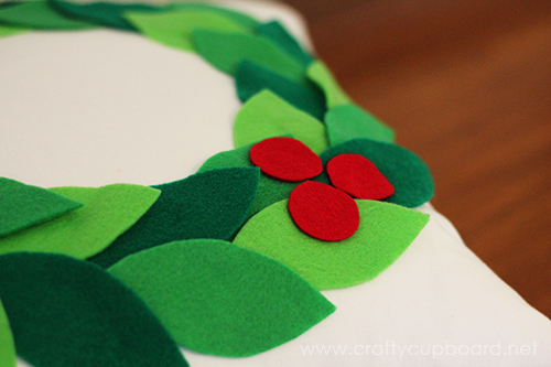 Holly Wreath Leaves and Holly