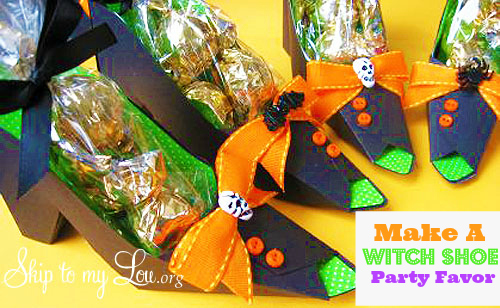 paper witch shoes