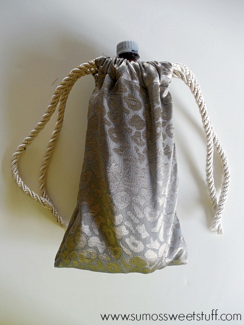 Drawstring Bottle Bag by SumosSweetStuff.com