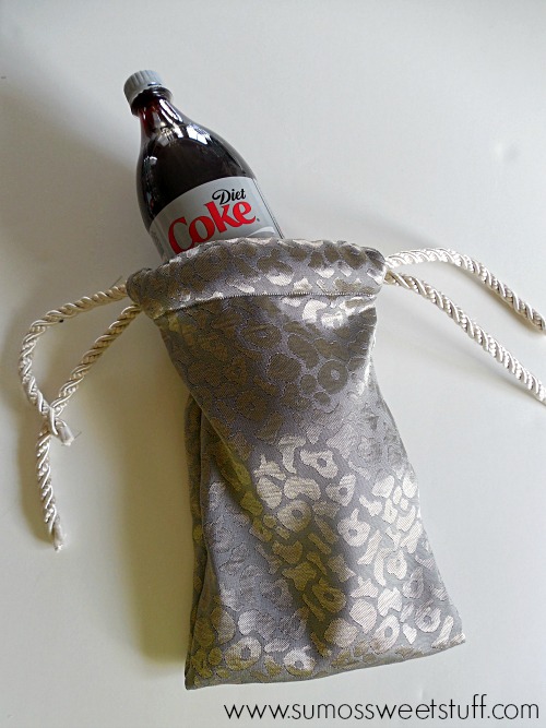 Drawstring Bottle Bag by SumosSweetStuff.com