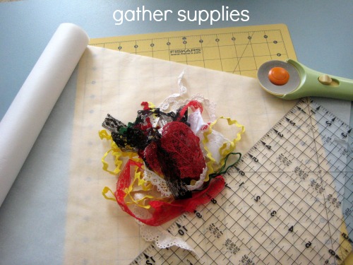 Parchment Trim Paper Bags with The Sewing Loft