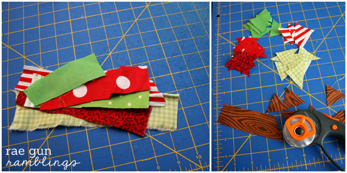 Cute bunting tutorial from scraps with Rae Gun Ramblings
