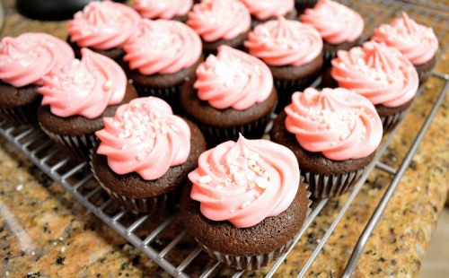 peppermint mocha cupcakes