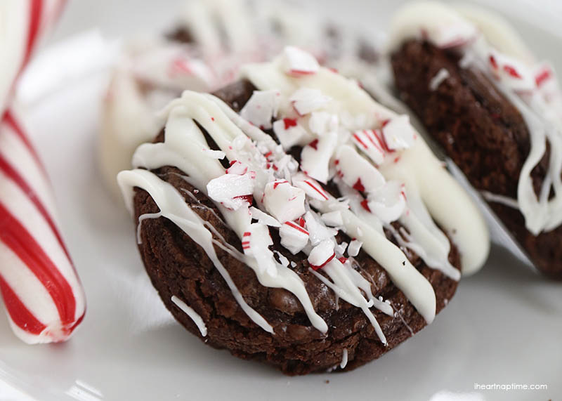 peppermint oreo brownies