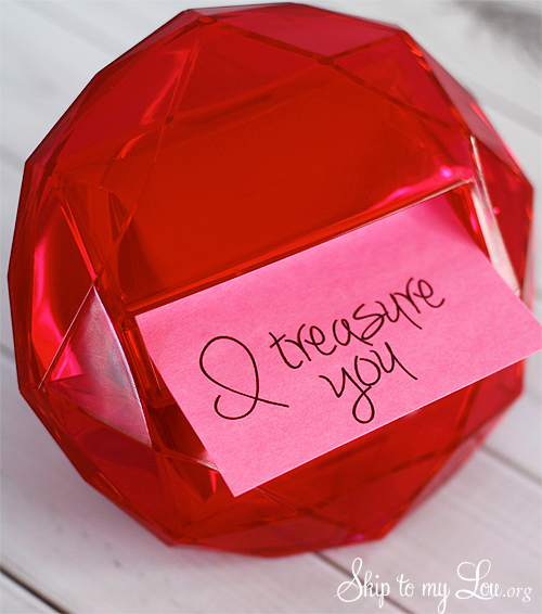 I treasure you cute saying gift