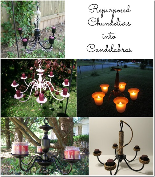 repurposed chandelier candelabras