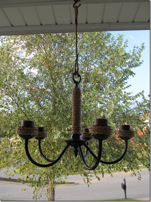 romantic rustic candelabra