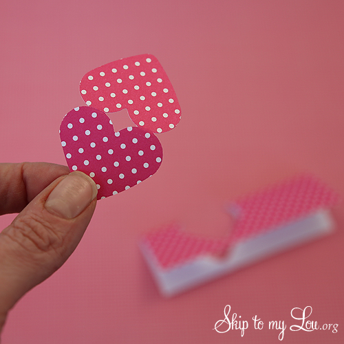 Heart Bunting punched heart