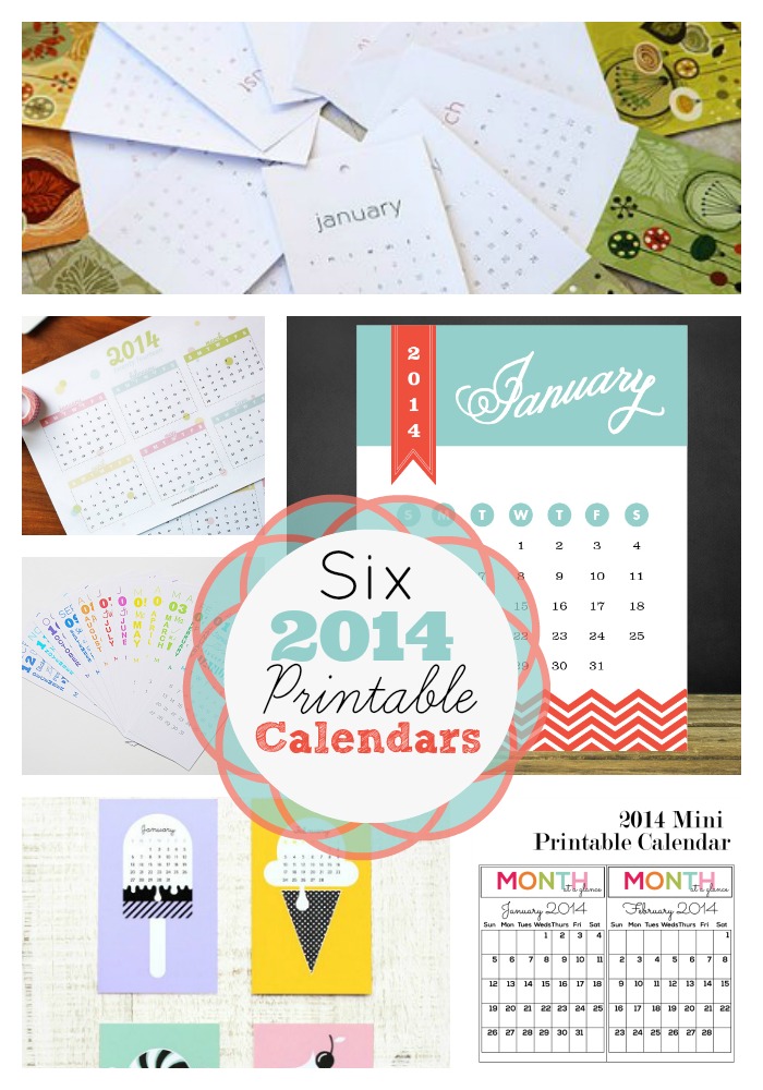 calendar printables