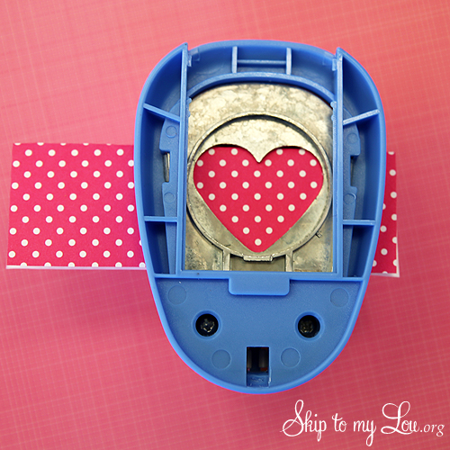 heart cake bunting punch