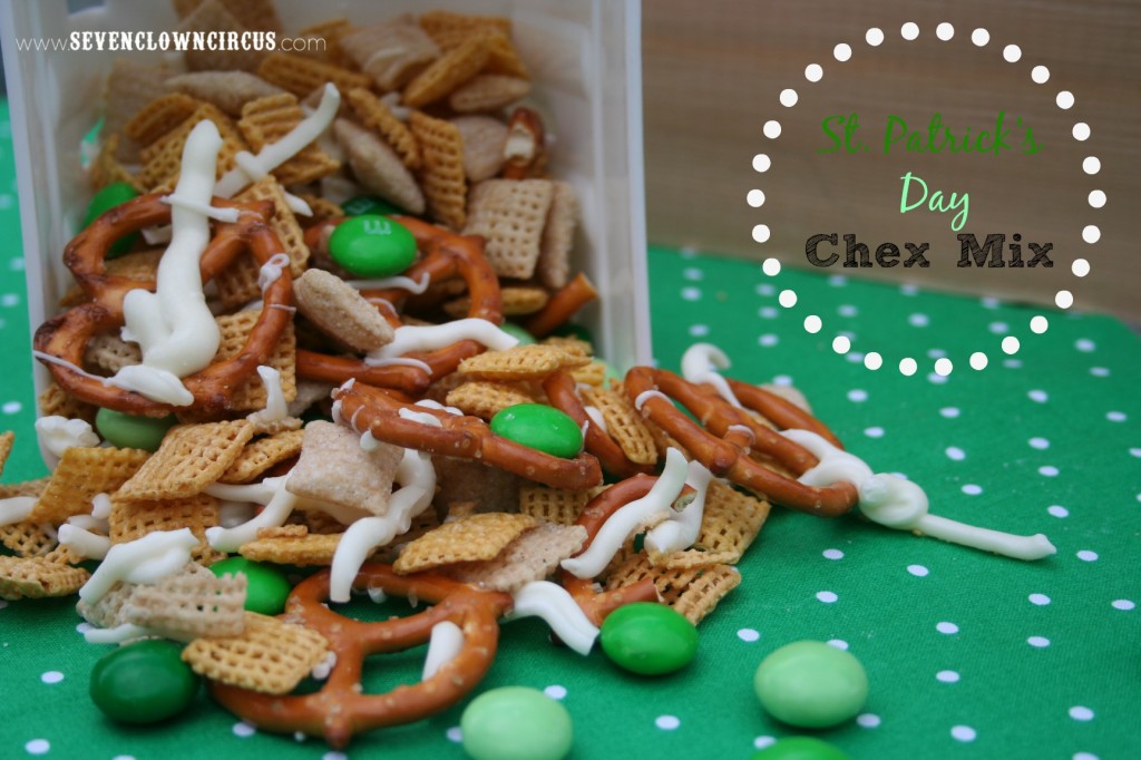 st patrick's day chex mix