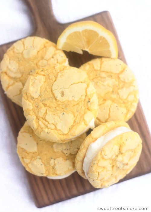 Lemon Poppy Seed Sandwich Cookies 2