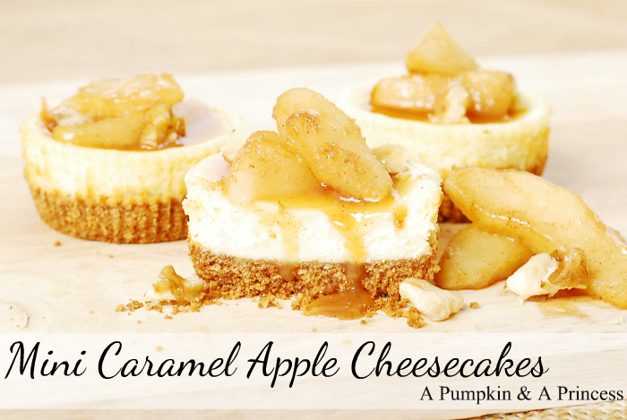 Mini-Caramel-Apple-Cheesecakes