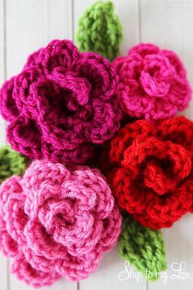 crochet rose