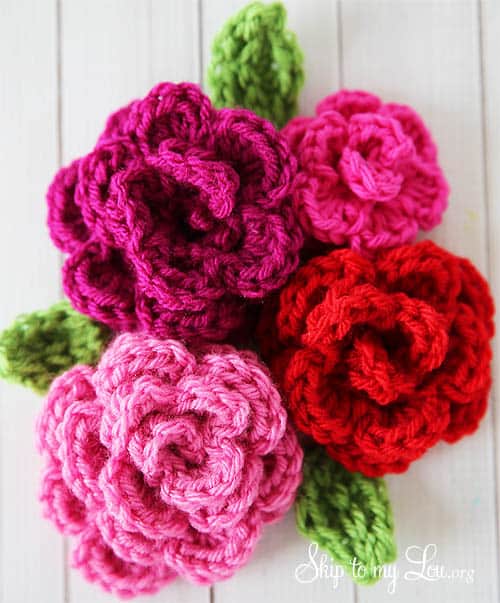 crochet rose