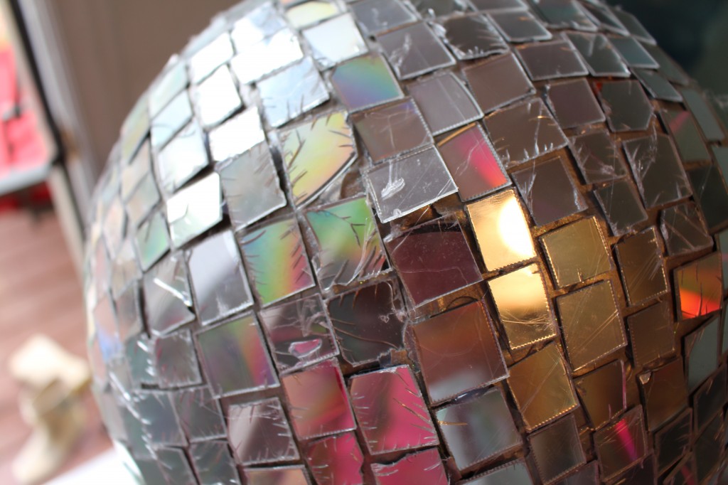 disco ball close up