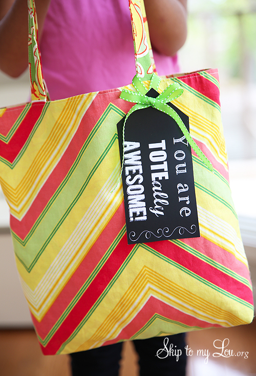 Tote-ally awesome teacher gift idea