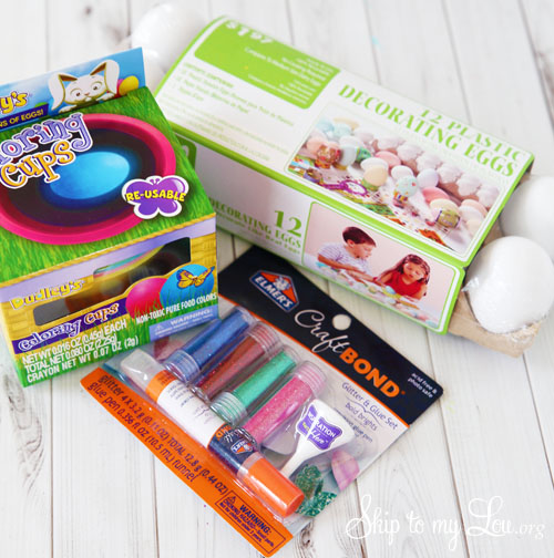 Glitter egg supplies