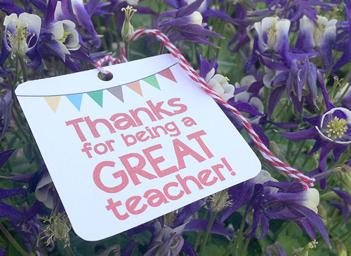 Teacher Appreciation Gift Tag by Resa Design