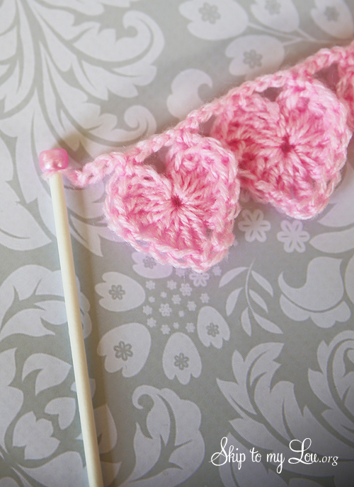crochet cake bunting tutorial