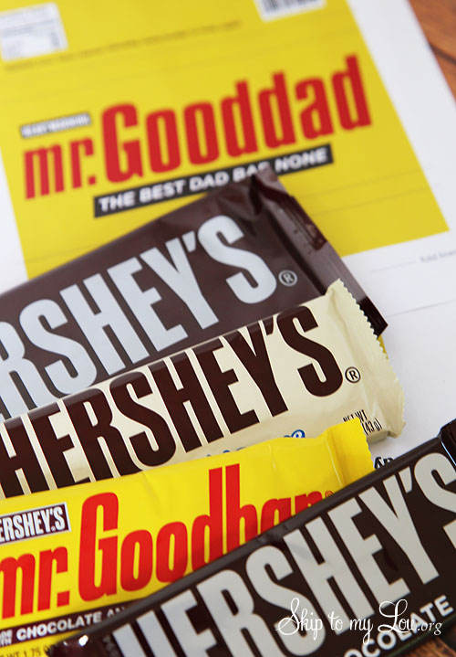 hershey's candy bars and fathers day free printable candy bar wrapper