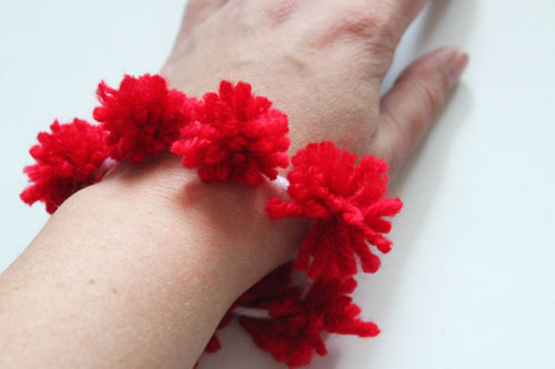 Pom Pom bracelet for kids