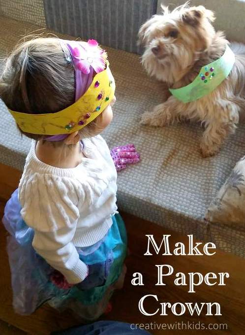 Pretend Play How to Make a Paper Crown