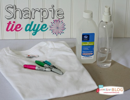 Sharpie Tie Dye | SkipToMyLou.org | TodaysCreativeBlog.net