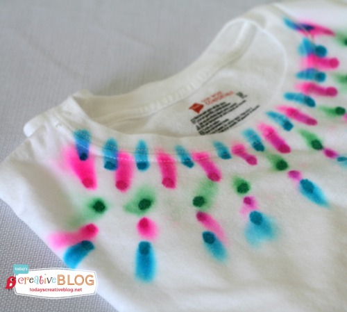 Sharpie Tie Dye | SkipToMyLou.org | TodaysCreativeBlog.net