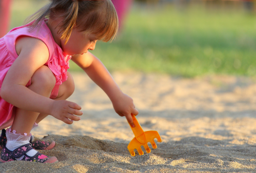 summer digging activity for the kids