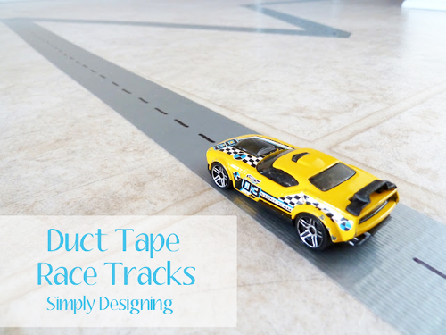 duct tape race tracks