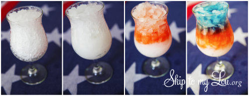 how to make a layered drink