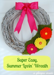 summer loving wreath- labeled